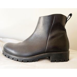 Ecco Leather Boots for Women, Black, sz 9